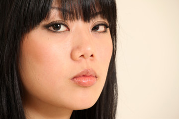 Fototapeta premium Beautiful Young Asian Woman