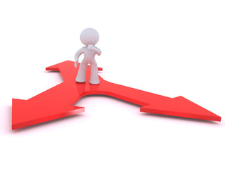 decision point at crossroads