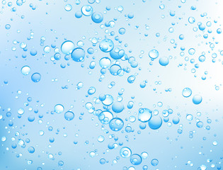 Fototapeta na wymiar Vector water bubbles
