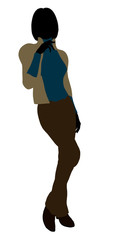 Female Office Illustration Silhouette