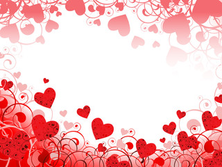 horizontal heart frame