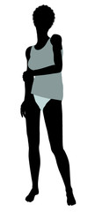 African American Lingerie Silhouette