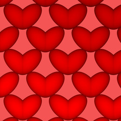 texture in the form of heart on a pink background