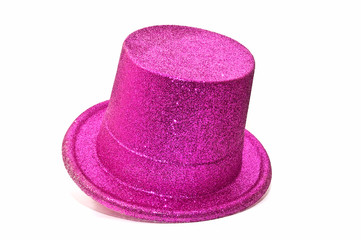 Sombrero rosa para espectaculos