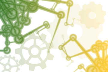 Futuristic Factory Robot Arms Abstract