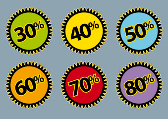 STICKERS SOLDES - old school