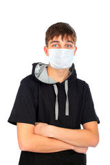 teenager in the mask