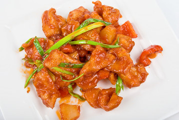 Meat and vegetables