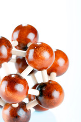 Wood molecular background