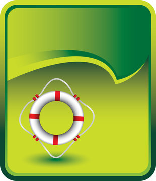 life ring green rip curl background