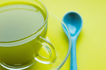 cup of green tea