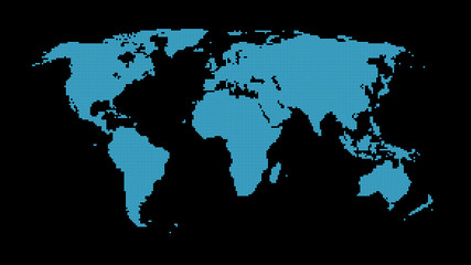 Fototapeta na wymiar World Map - abstract illustration