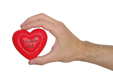 Obraz premium Herz in Hand