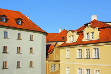 Fototapeta na wymiar Old Prague houses