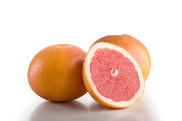 Fresh grapefruits