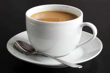 cup of coffee and copyspace
