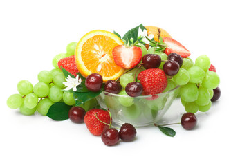 Still-life of fresh fruit
