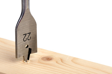 Drill for wood.