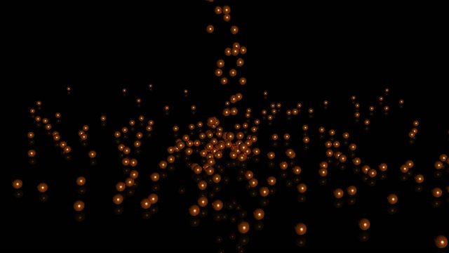 metallic spheres