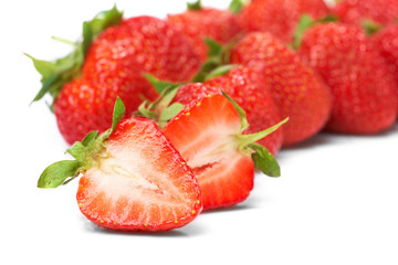 Fresh and tasty strawberries