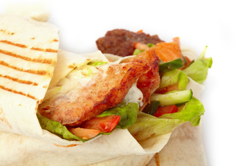 tortilla with vegetables