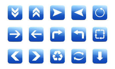 arrows icon set (vector)