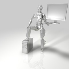 Naklejka premium Computertechnik