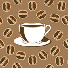 coffee background seamless