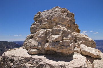 Impressive rock, Bright Angel Point, Grand Canyon, North Rim