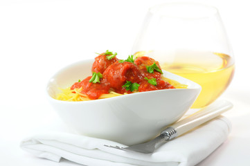 Spaghetti and Meatballs