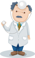 cartoon doctor