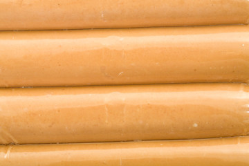 Sausage in Packing Background