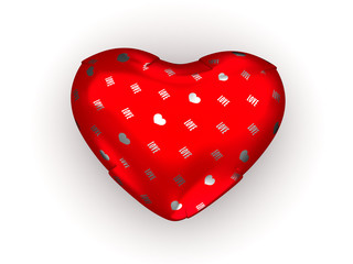 Wrapped heart gift (love, valentine day series)