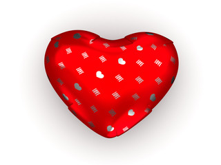 Wrapped heart gift (love, valentine day series)