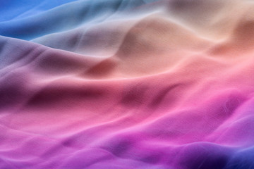 Bright colored waves.