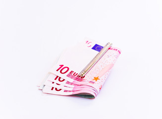 Euro banknotes