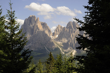 Alpe di siusi vista Sassolungo