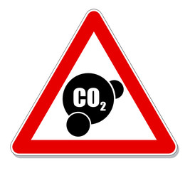 co2 warning sign
