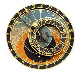 Old astronomical clock