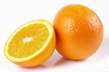 One and a half orange