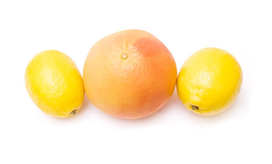 Grapefruit and lemon