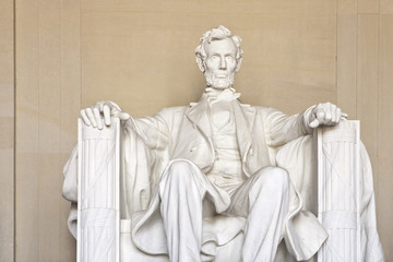 Abraham Lincoln Memorial in Washing DC United States