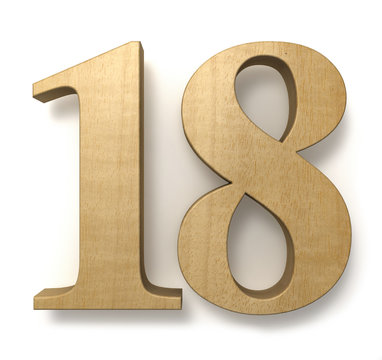 18 wooden celebration anniversary birthday