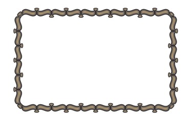 eleganter Rahmen gold