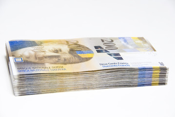 Schweizer Franken, Geldstapel