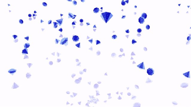 blue diamonds on white background
