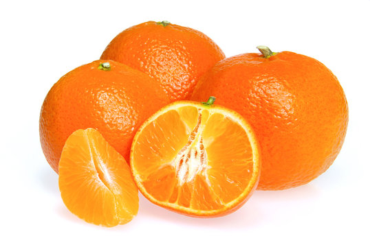 Mandarine freigestellt - tangerine isolated 05