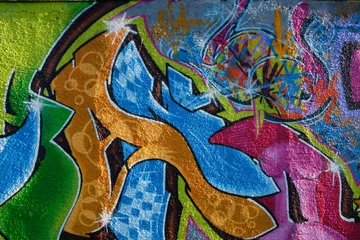 Crédence de cuisine en verre imprimé Graffiti graffiti
