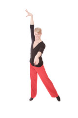 Fototapeta premium young modern style dancer