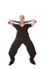 young modern style dancer